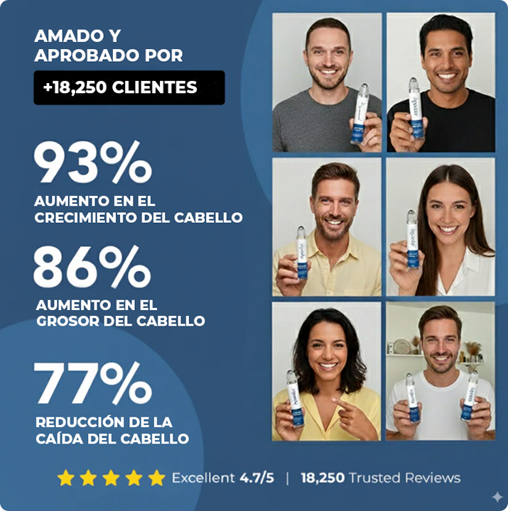 Sérum Roll-On Avanzado para el Crecimiento del Cabello - 2 Suministro