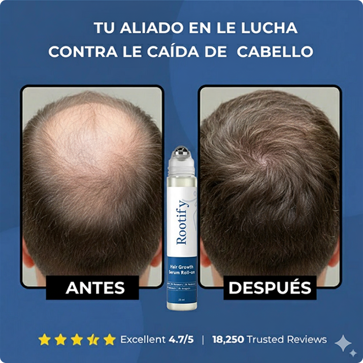 Sérum Roll-On Avanzado para el Crecimiento del Cabello - 2 Suministro